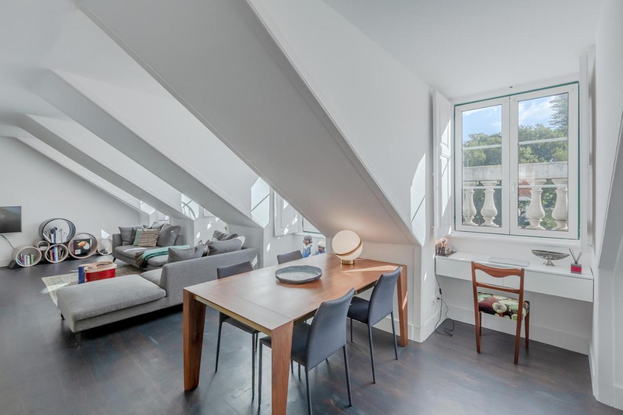 Appartement Principe Real Charming Garden View Flat At The Heart Of Lisboa Extérieur photo